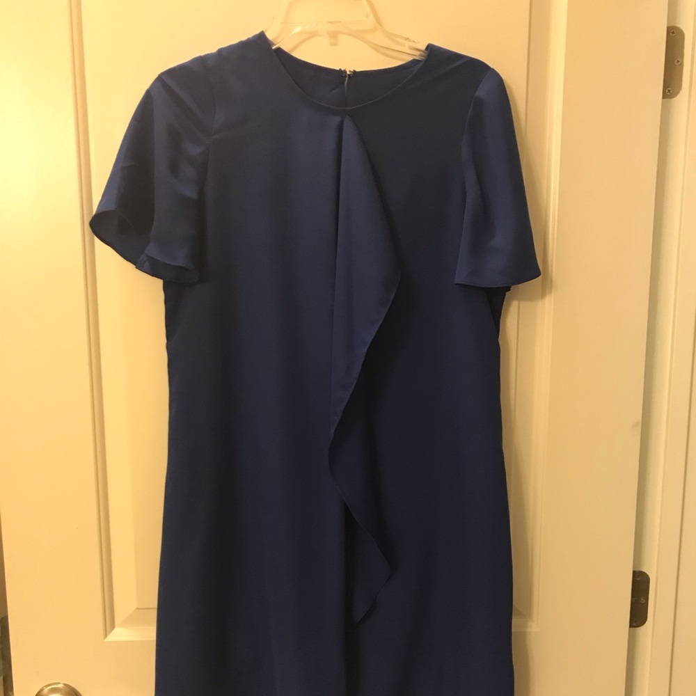 BCBG Short Sleeve Ruffle Swing Dress Sz S - Picture 1 of 6